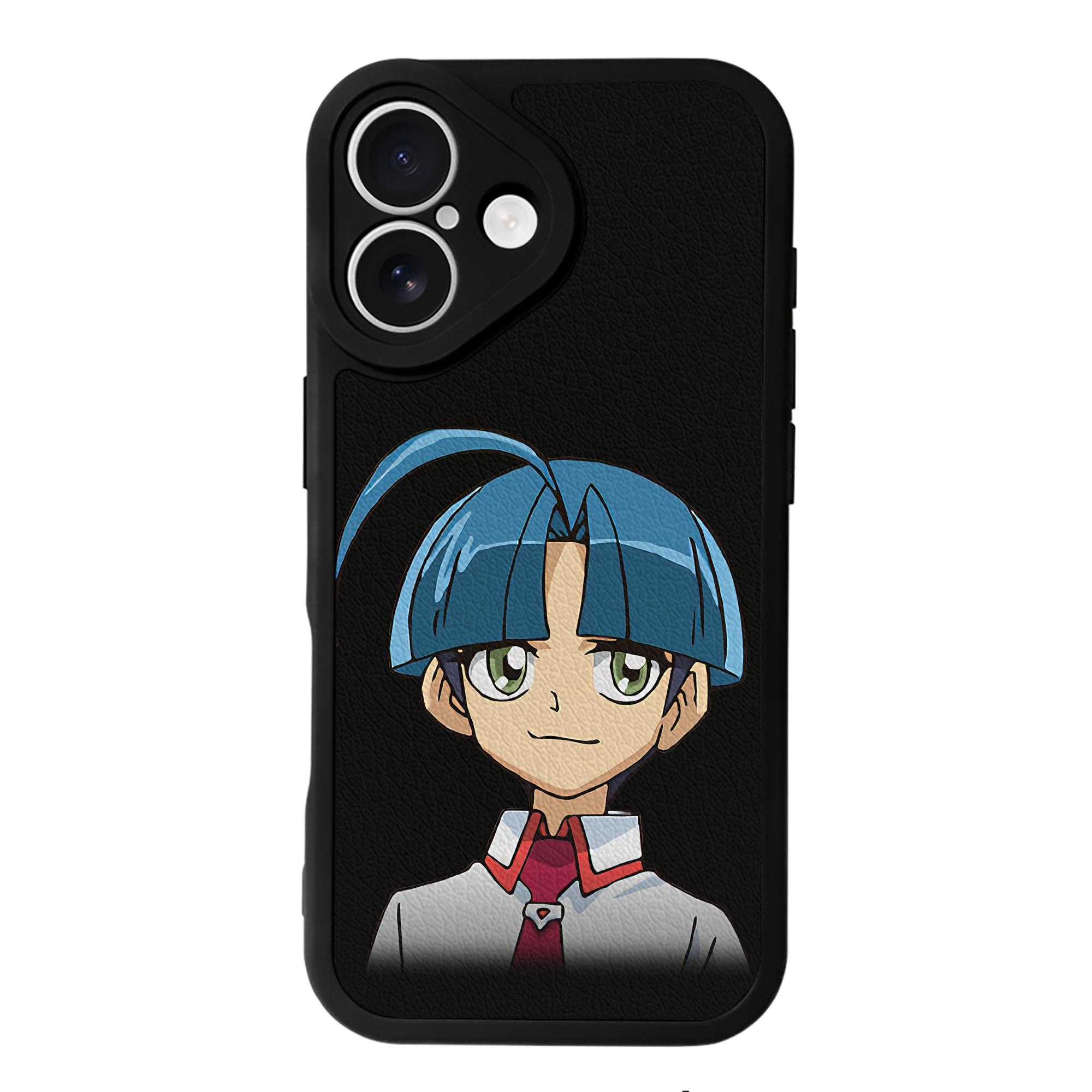 （画像用） 遊☆戯☆王 Yu-Gi-Oh! 【iPhone 16シリーズ対応】シリコンスマホケース（レザー調） 材質：シリコン